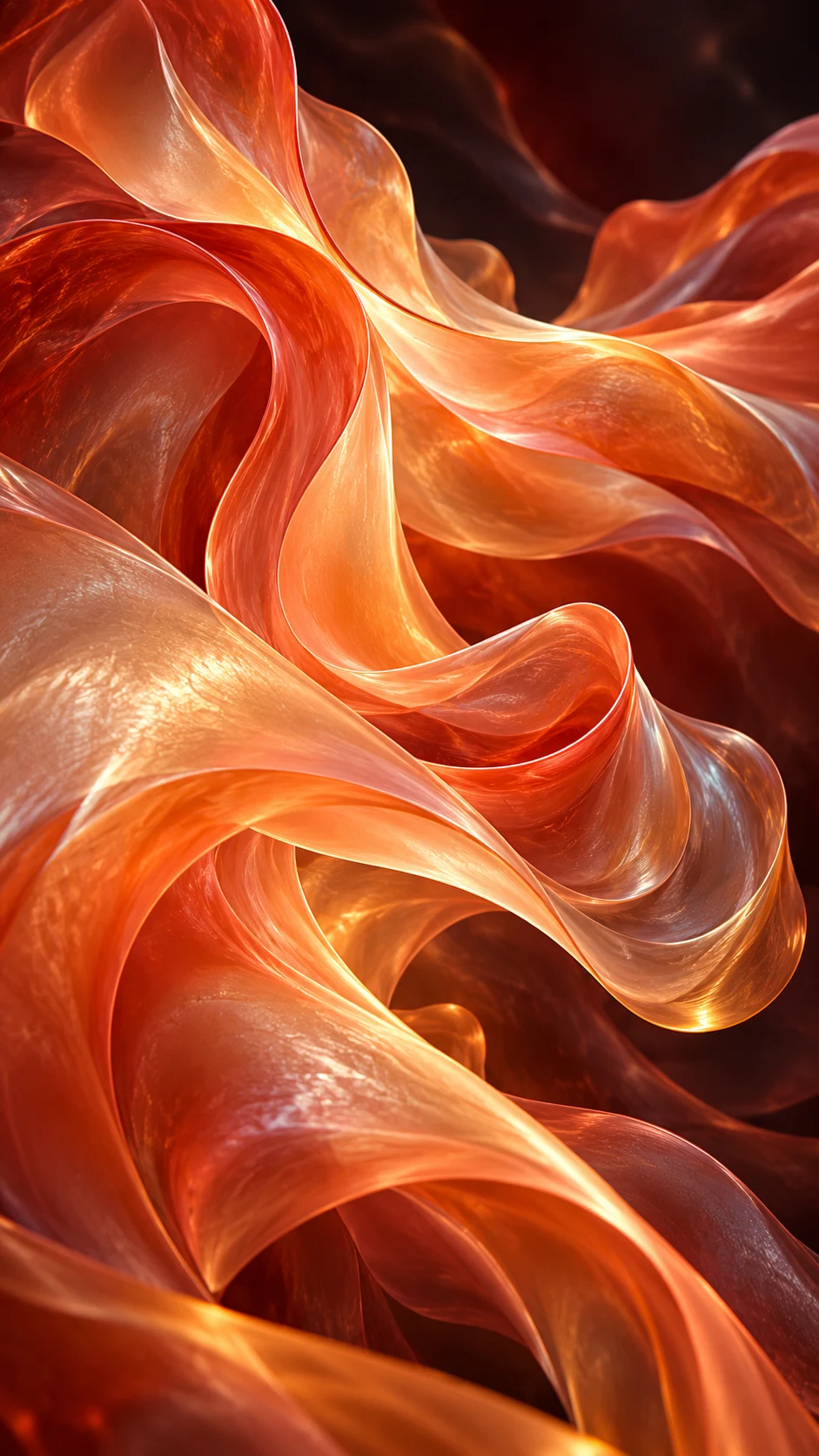 Soft solstice — abstract AI wallpaper